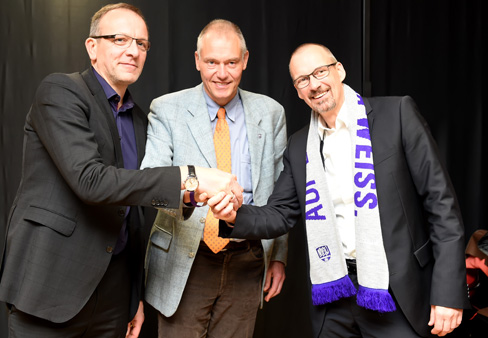 © vlf.de _Neu als Vize im Präsidium Sascha Heise (r.) neben Vizepräsident Uwe Brunn (l.) und Präsident Dr. Hermann Queckenstedt