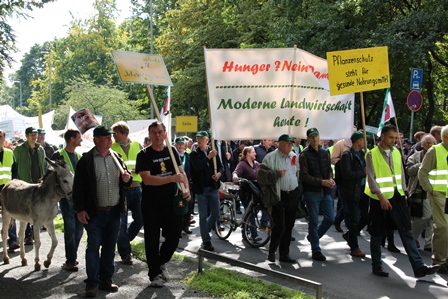 Schon im Sommer demonstrierten die Landwirte in Berlin © landvolk-net.de